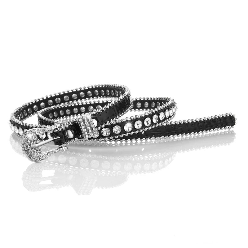 Rhinestone Unisex Belt
