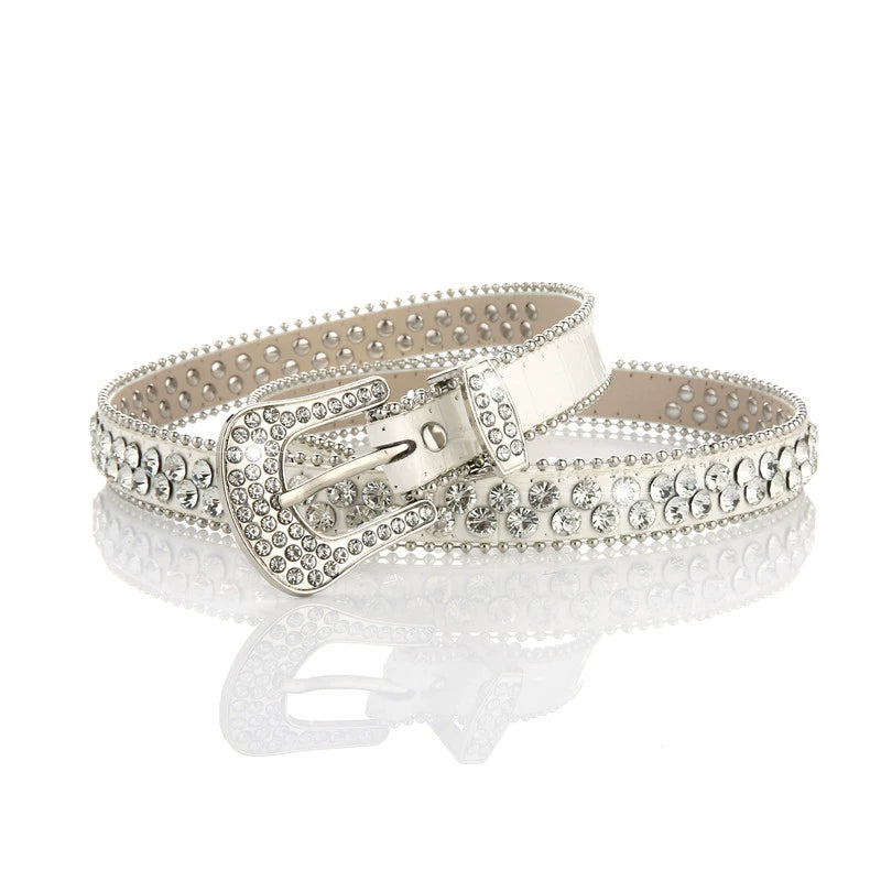 Rhinestone Unisex Belt