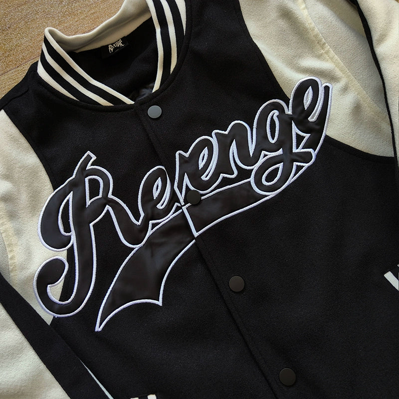 Stitching Baseball Uniform Jacket
