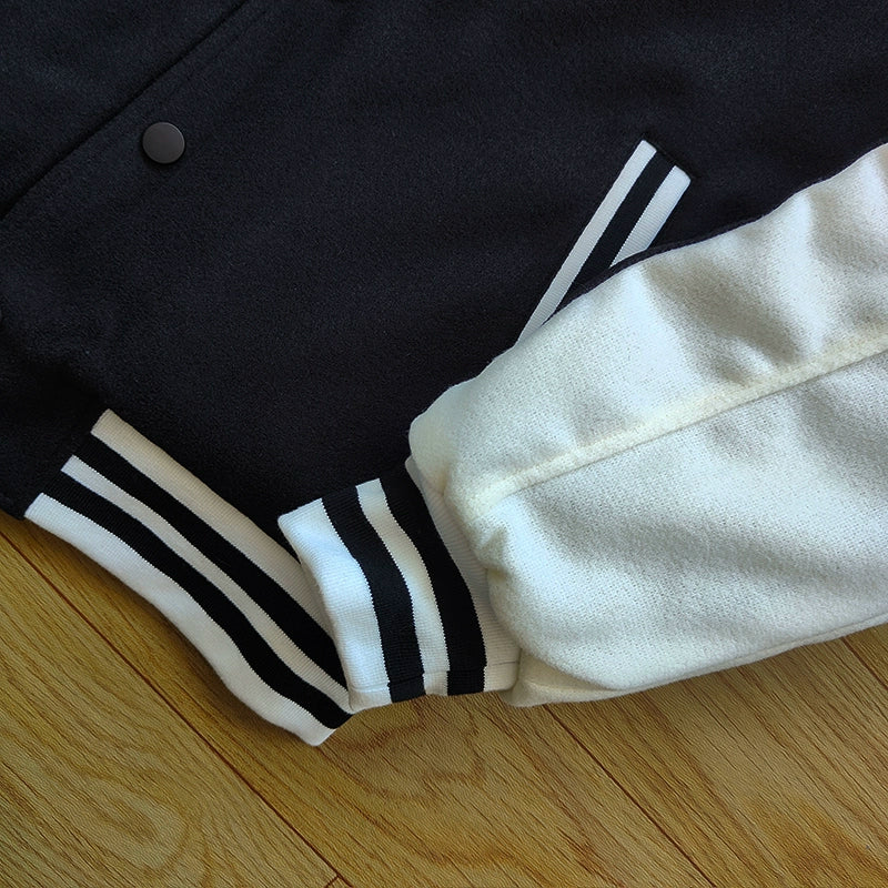 Stitching Baseball Uniform Jacket