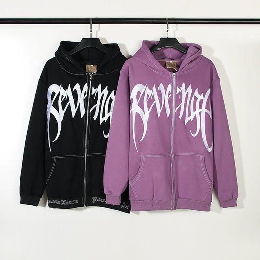 Streetwear Embroidered Hoodie