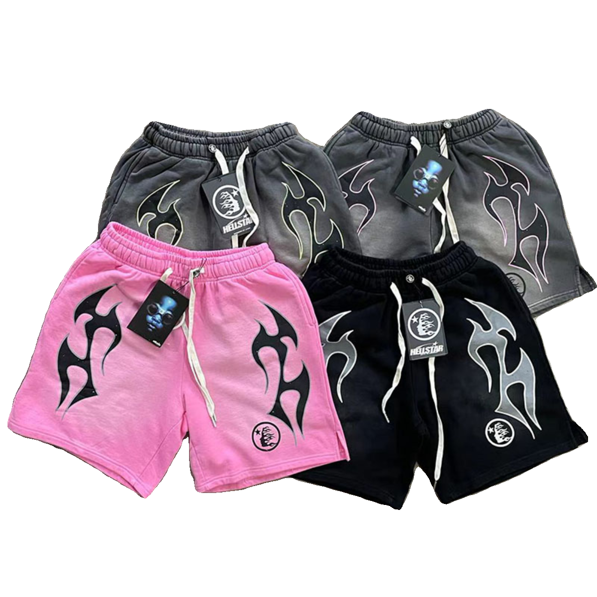 Streetwear Washed Shorts