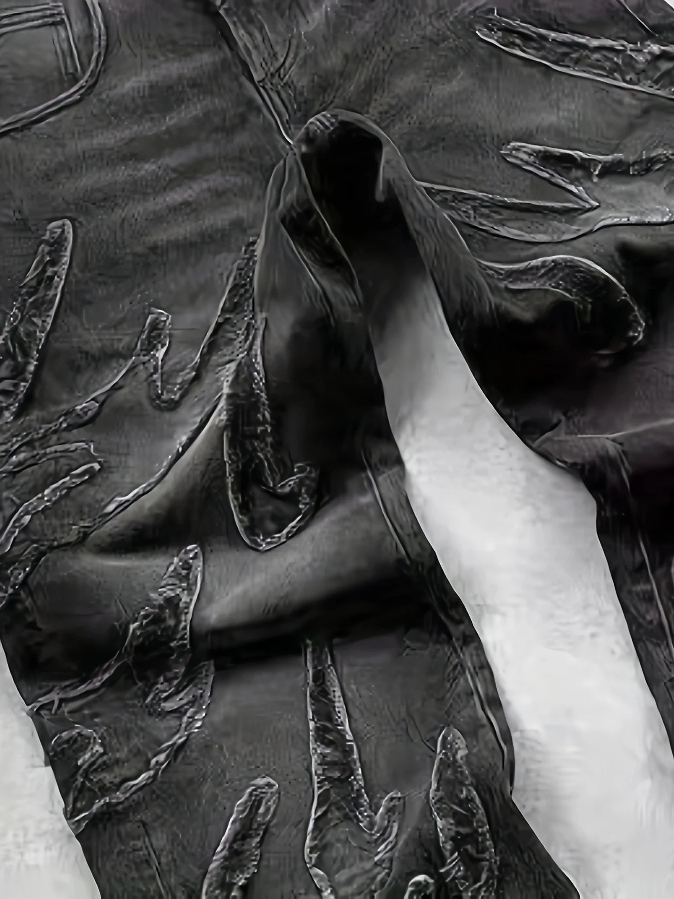 American Embroidered Wide-Leg Jeans