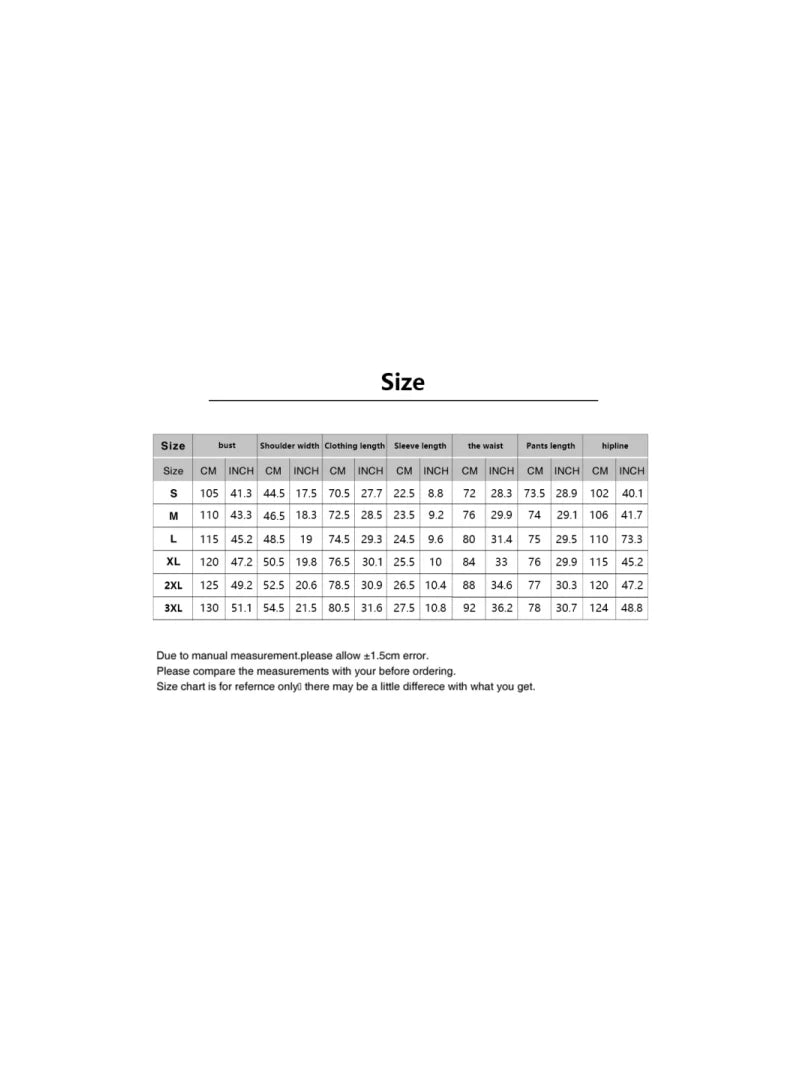 Casual Two Piece Streetwear Set