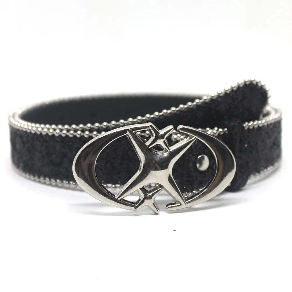 Star Buckle Rhinestone Belt