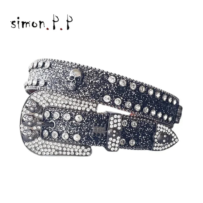 Shiny Diamond Rhinestone Studded Belt