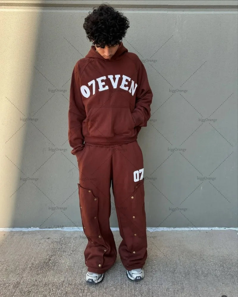 Streetwear 07even Hoodie set