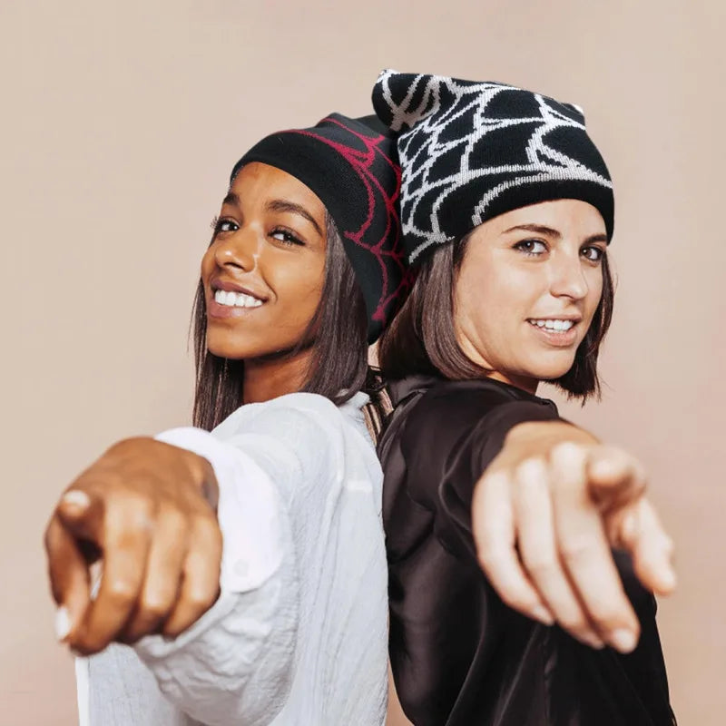Y2k Spider Web Beanie