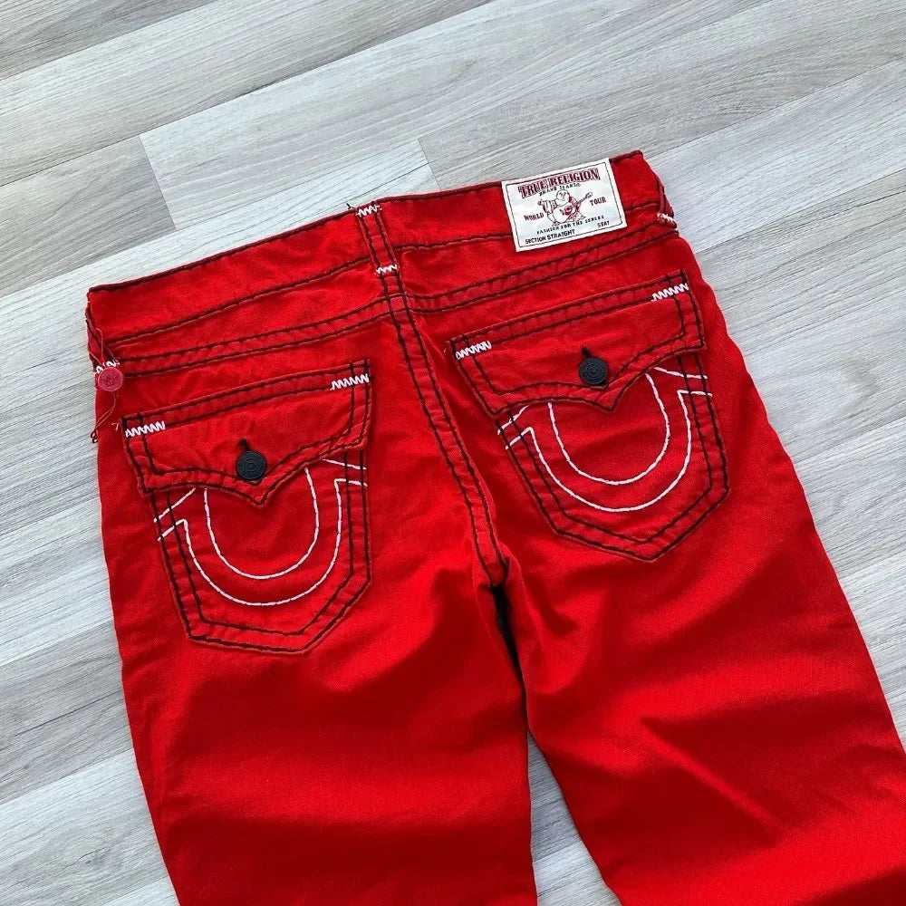 High quality Embroidered Jeans