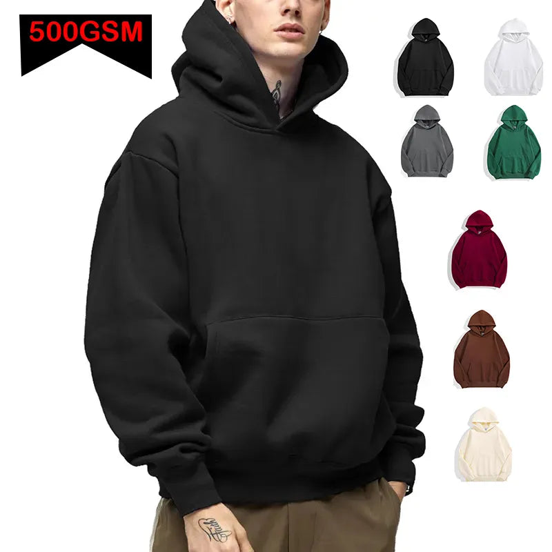 Men's Solid Color Hoodies