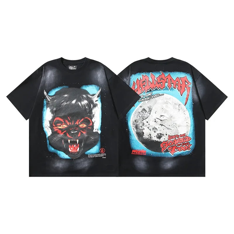 High Quality Washed Streetwear T-shirt
