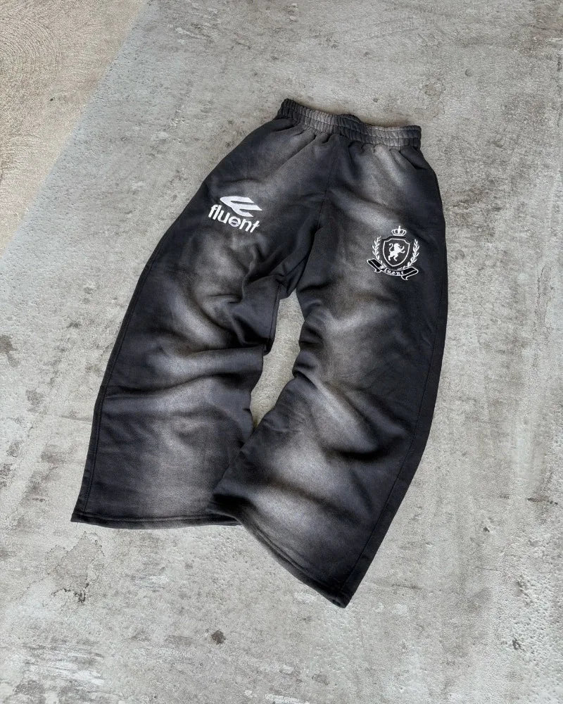 Baggy Washed Hoodie Set