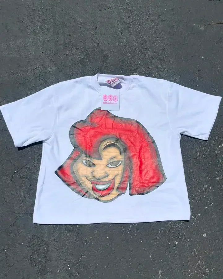 Cartoon Pattern T-shirt Set