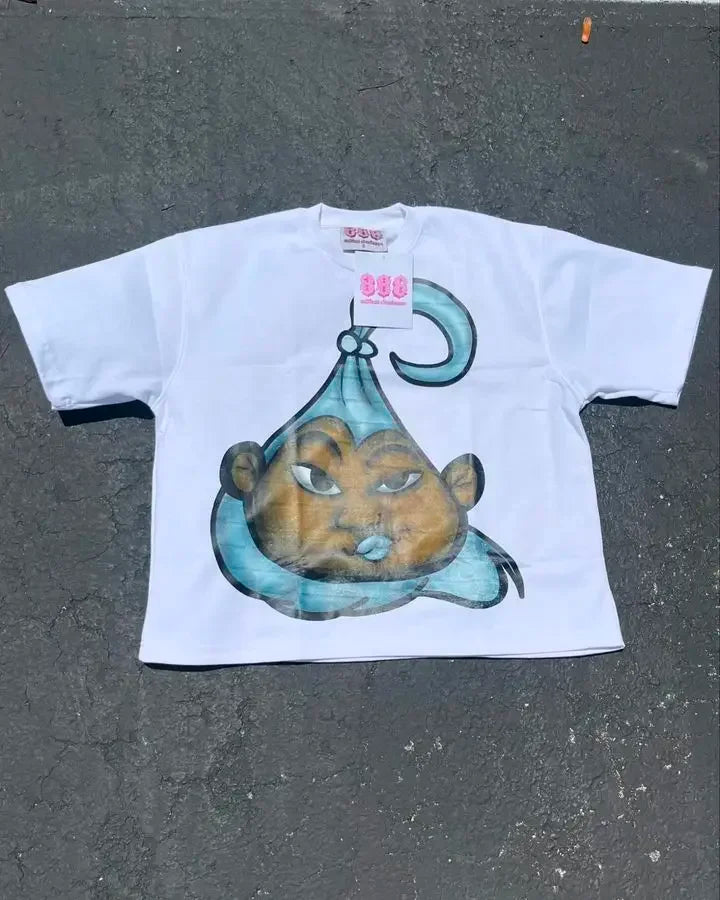 Cartoon Pattern T-shirt Set