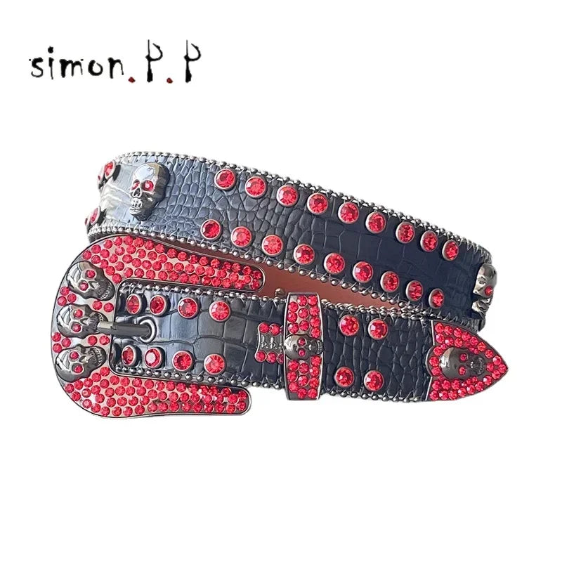 Shiny Diamond Rhinestone Studded Belt