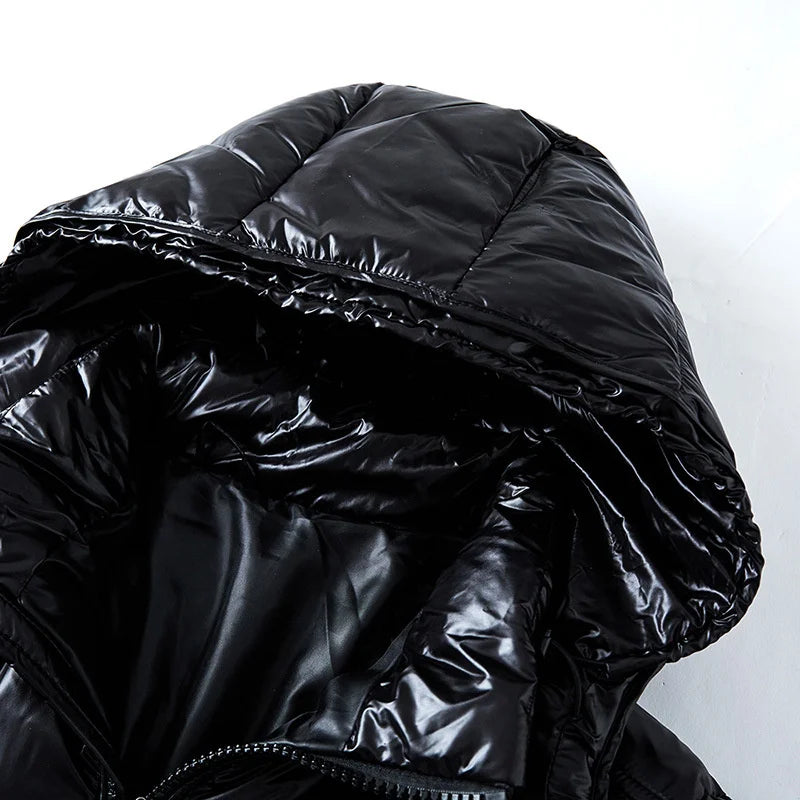 Glossy Tight fit Puffer Jacket