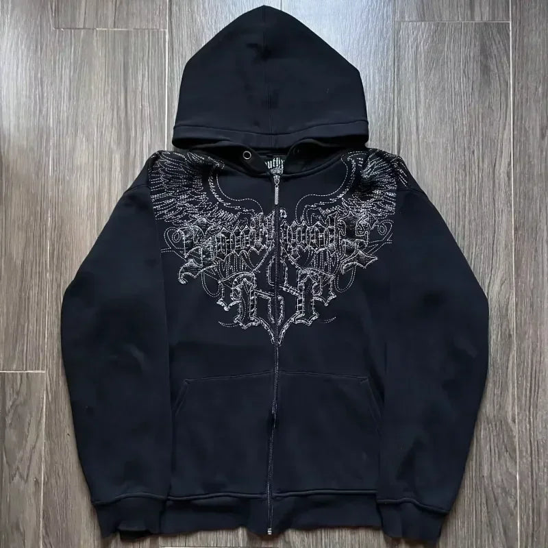 Affliction Gothic Fashion Hoodie