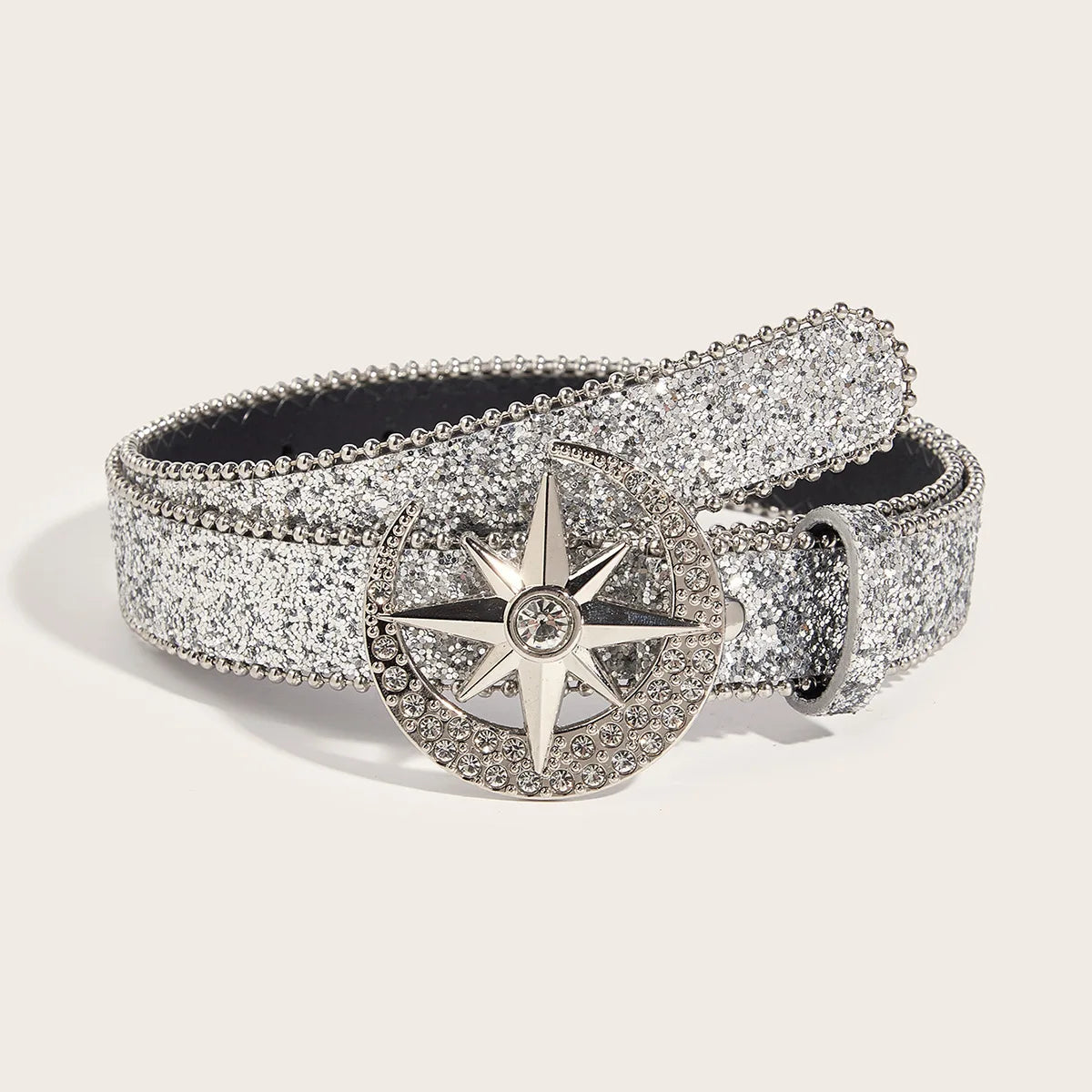 Star Buckle Rhinestone Belt