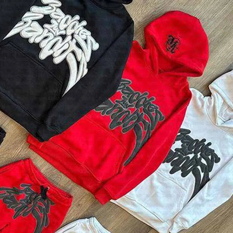 High Quality KIss Mark Hoodie Set
