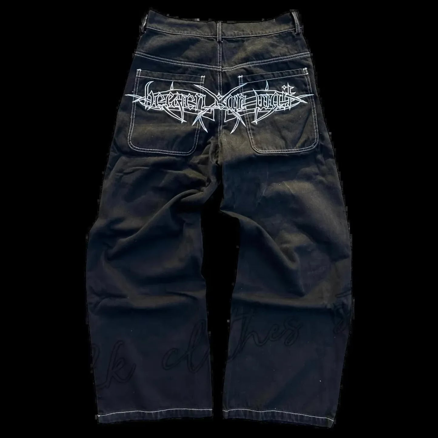 Streetwear Baggy Skeleton Jeans
