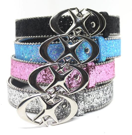 Star Buckle Rhinestone Belt
