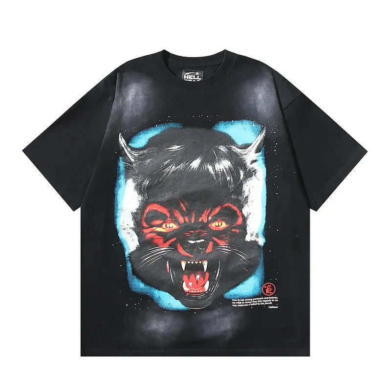 High Quality Washed Streetwear T-shirt