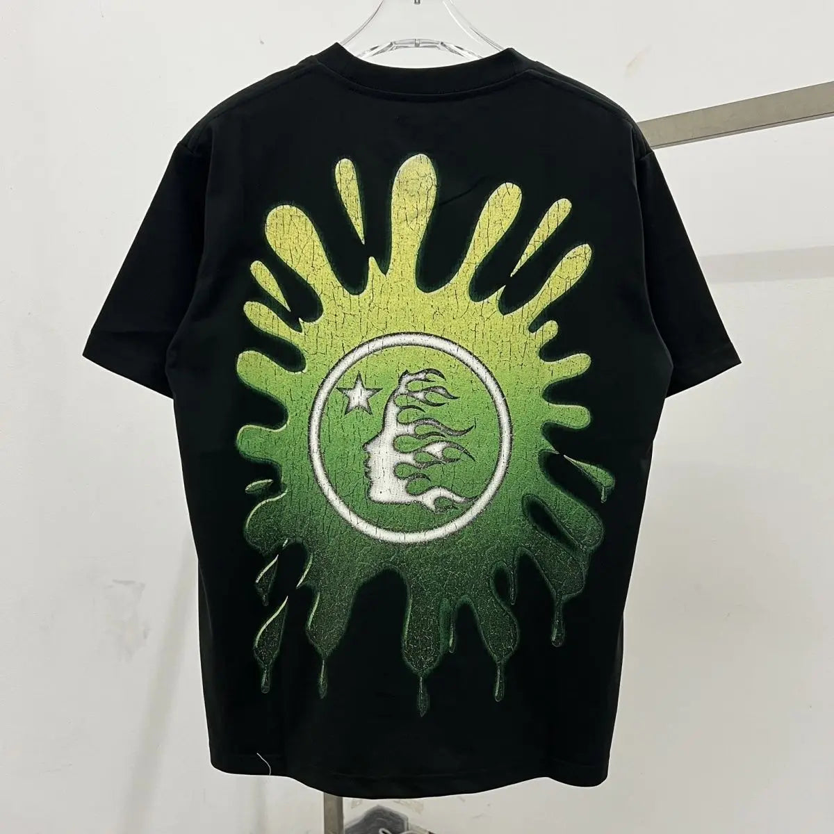 Black Santa Street wear T-shirt