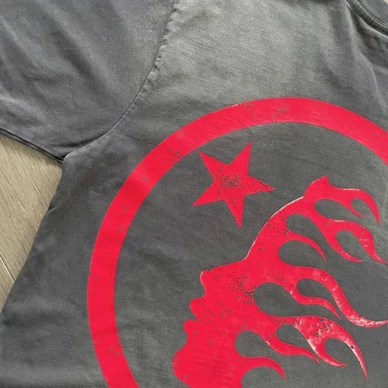 Washed High Quality Streetwear Shirt