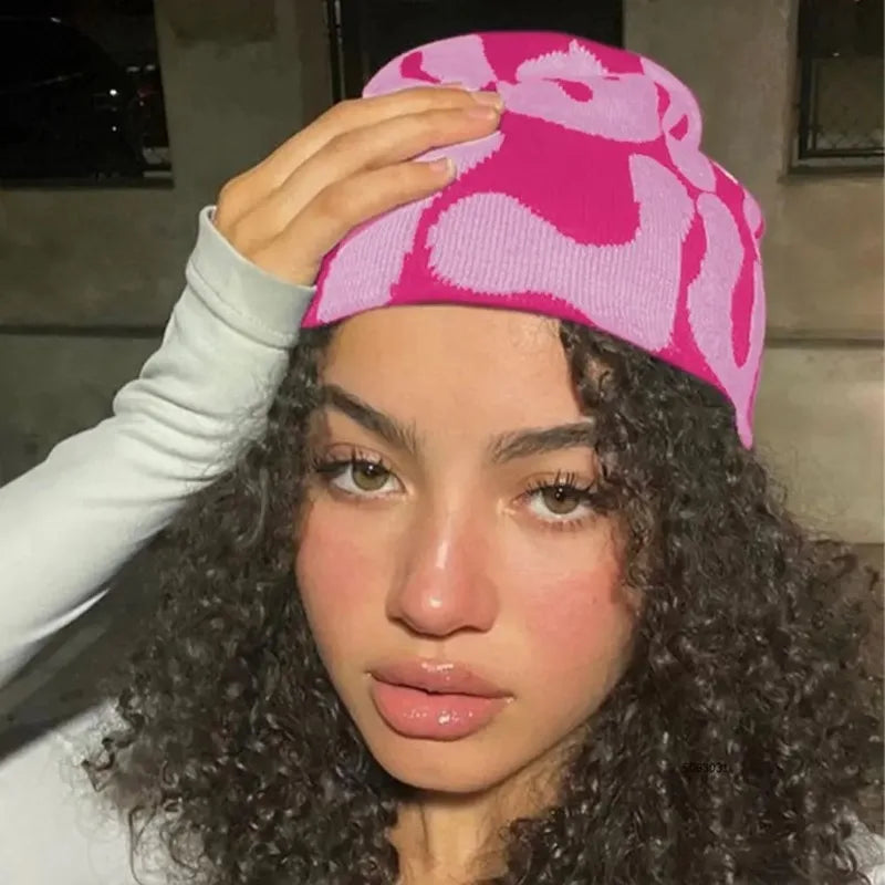 Rhinestone studded Knitted Beanie