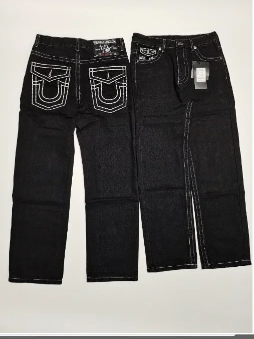 High quality Embroidered Jeans