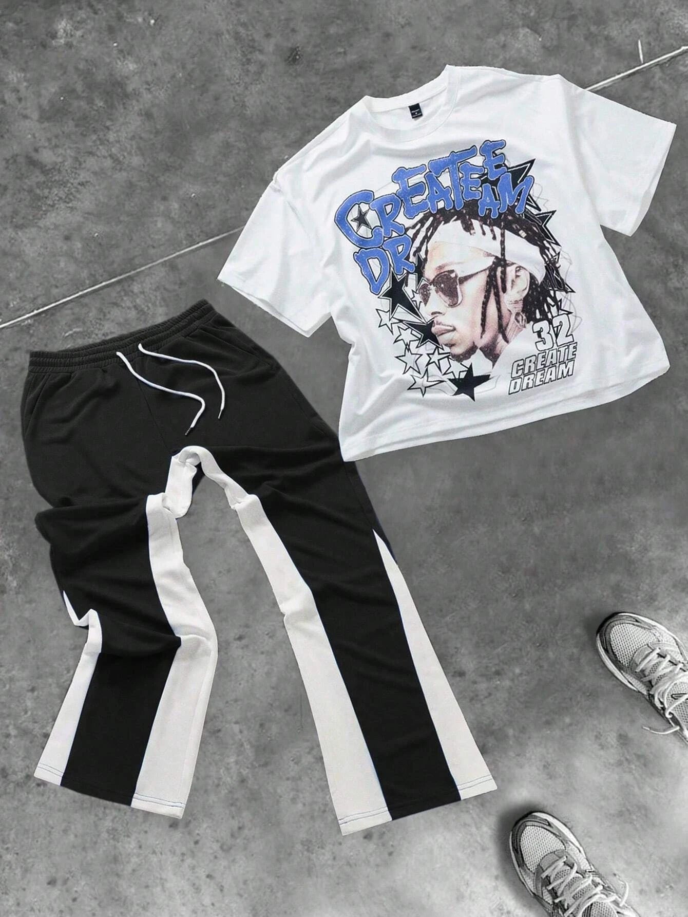 Casual Two Piece Streetwear Set