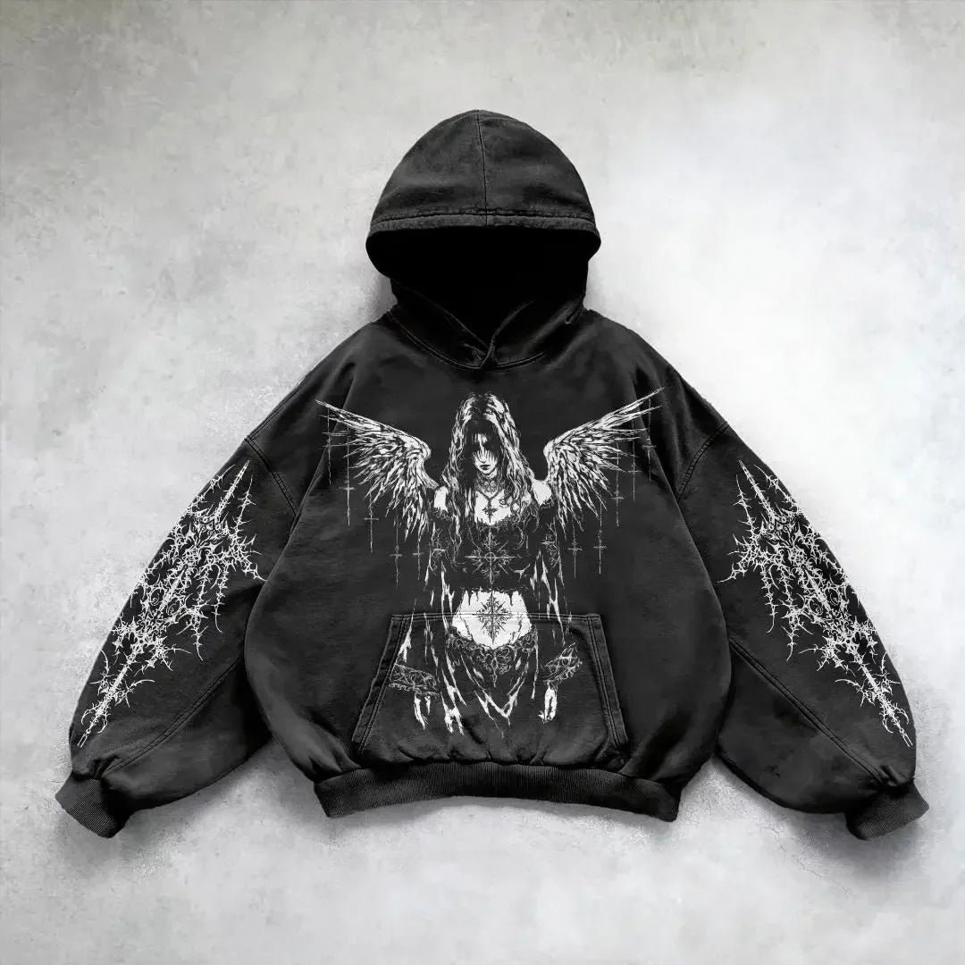 Affliction Gothic Fashion Hoodie