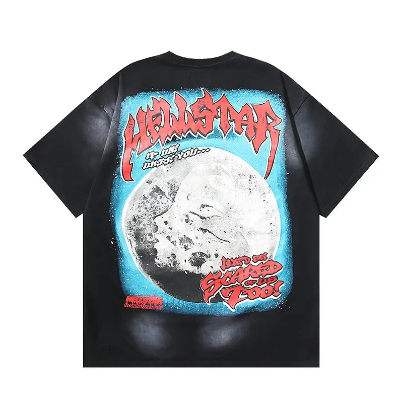 High Quality Washed Streetwear T-shirt