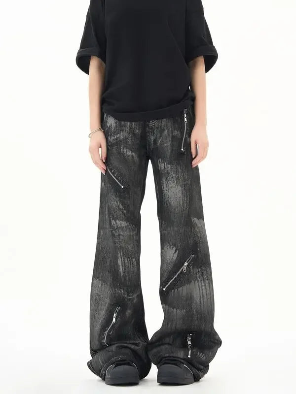 Flared Y2k Baggy Jeans