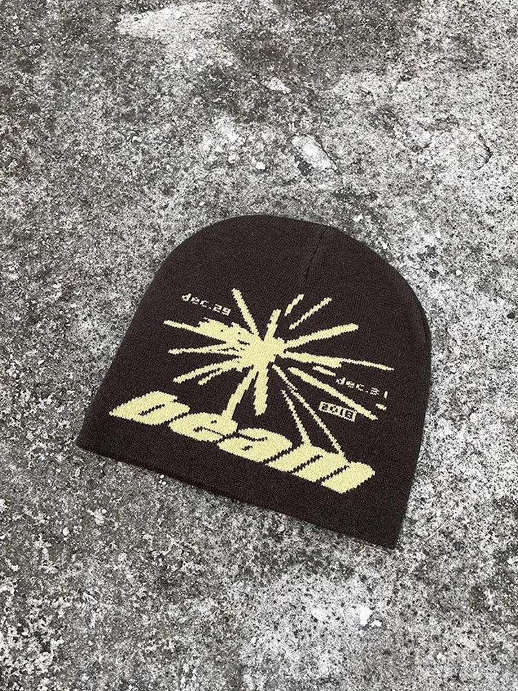 Streetwear pattern beanie