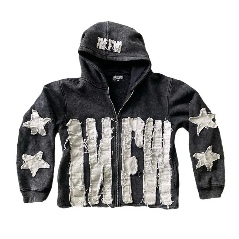 High Quality Embroidered Streetwear Hoodie