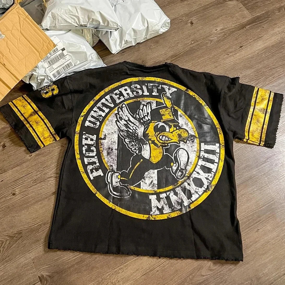 Streetwear Style Jersey T-shirt