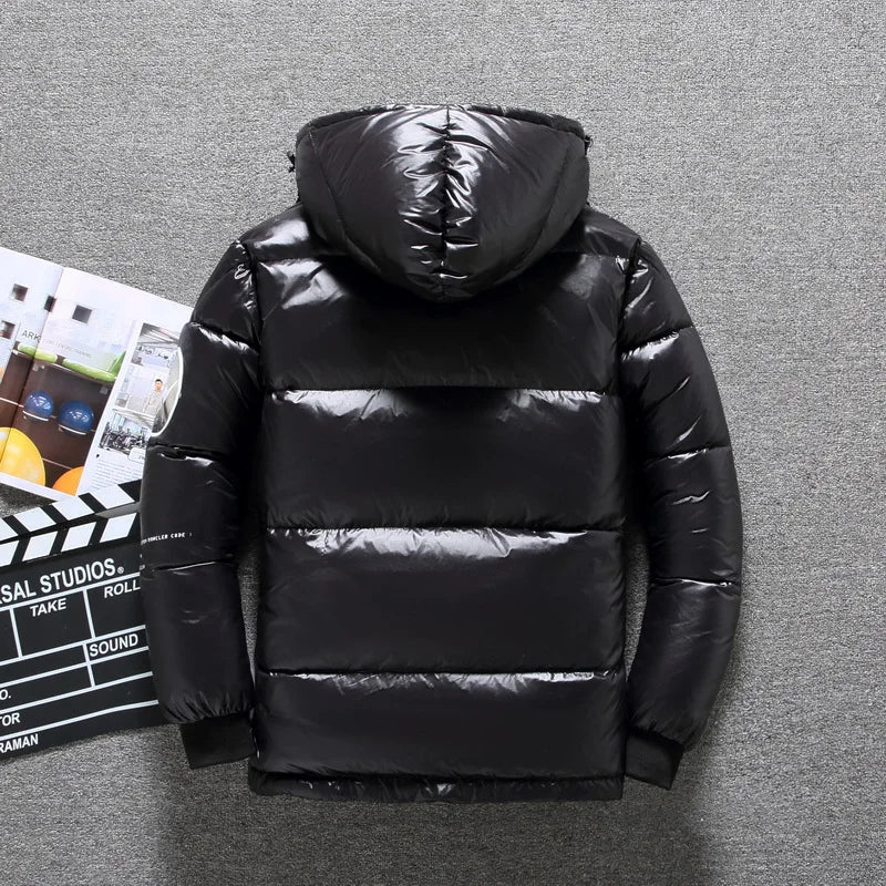 Shiny Glossy Puffer Jacket