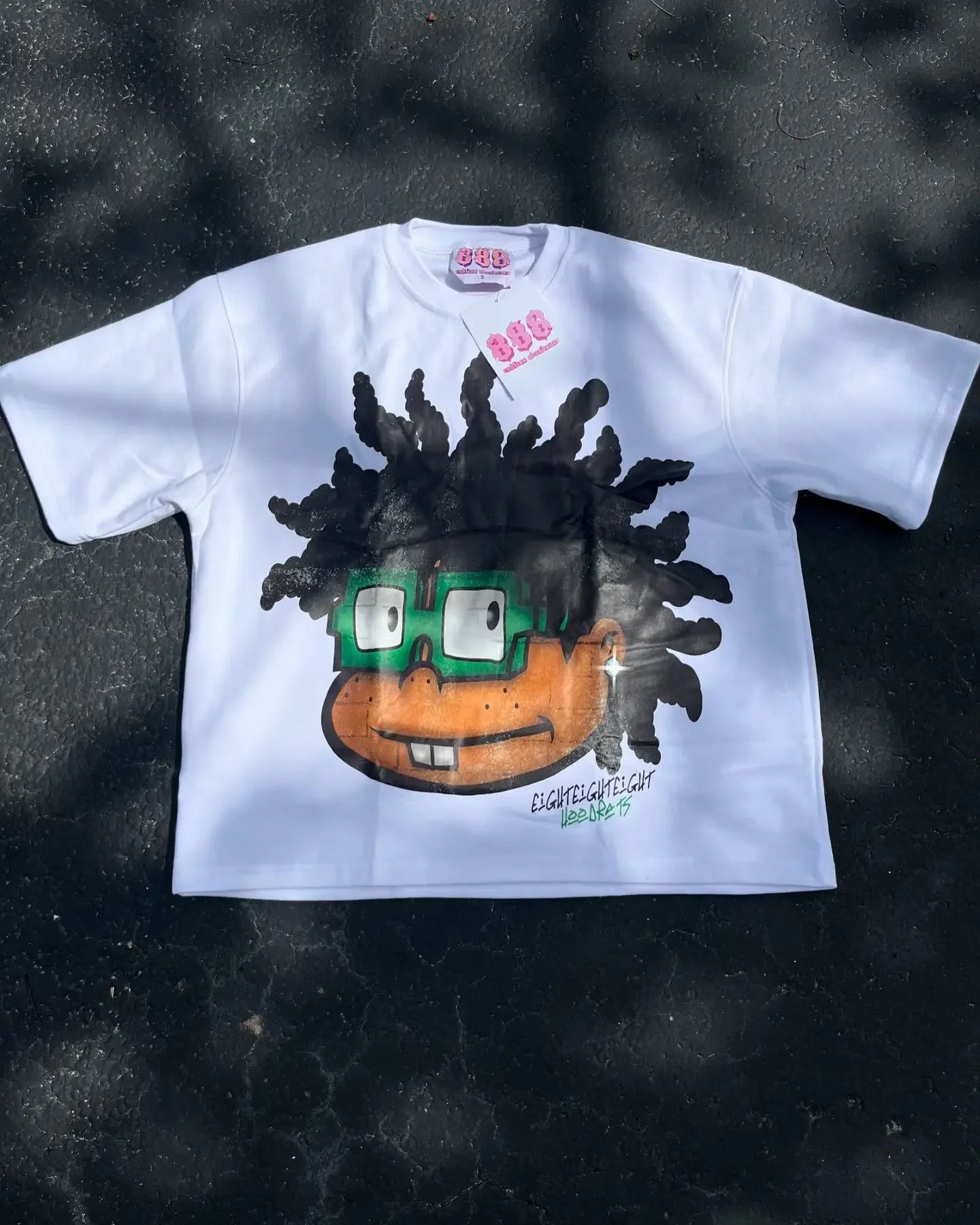 Cartoon Printed Summer T-shirt and Shorts Set