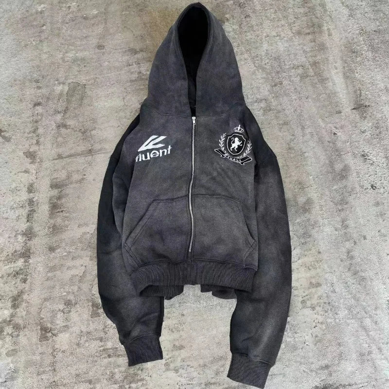 Baggy Washed Hoodie Set