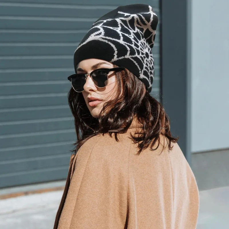 Y2k Spider Web Beanie