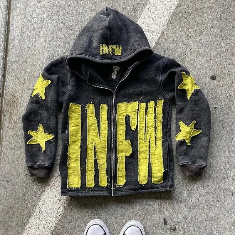 High Quality Embroidered Streetwear Hoodie