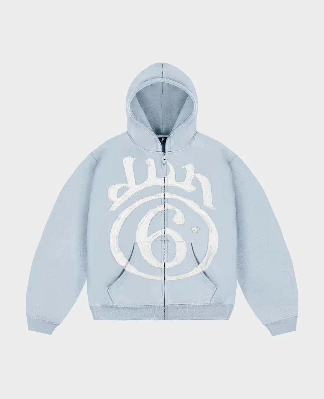 Fur Hooded Gothic Zip Up Hoodie