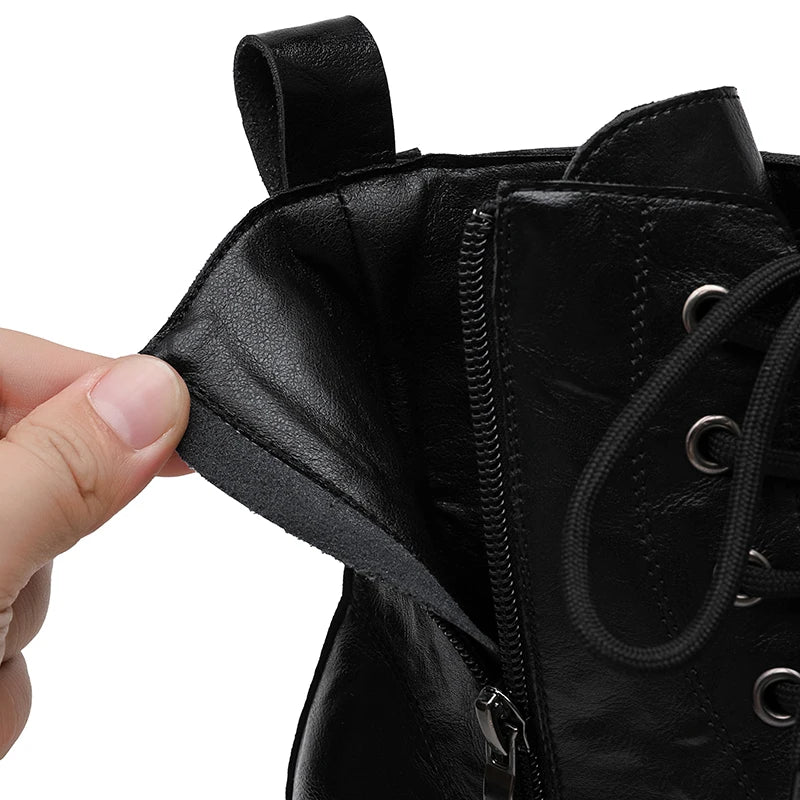 Ankle Boots with Zipper