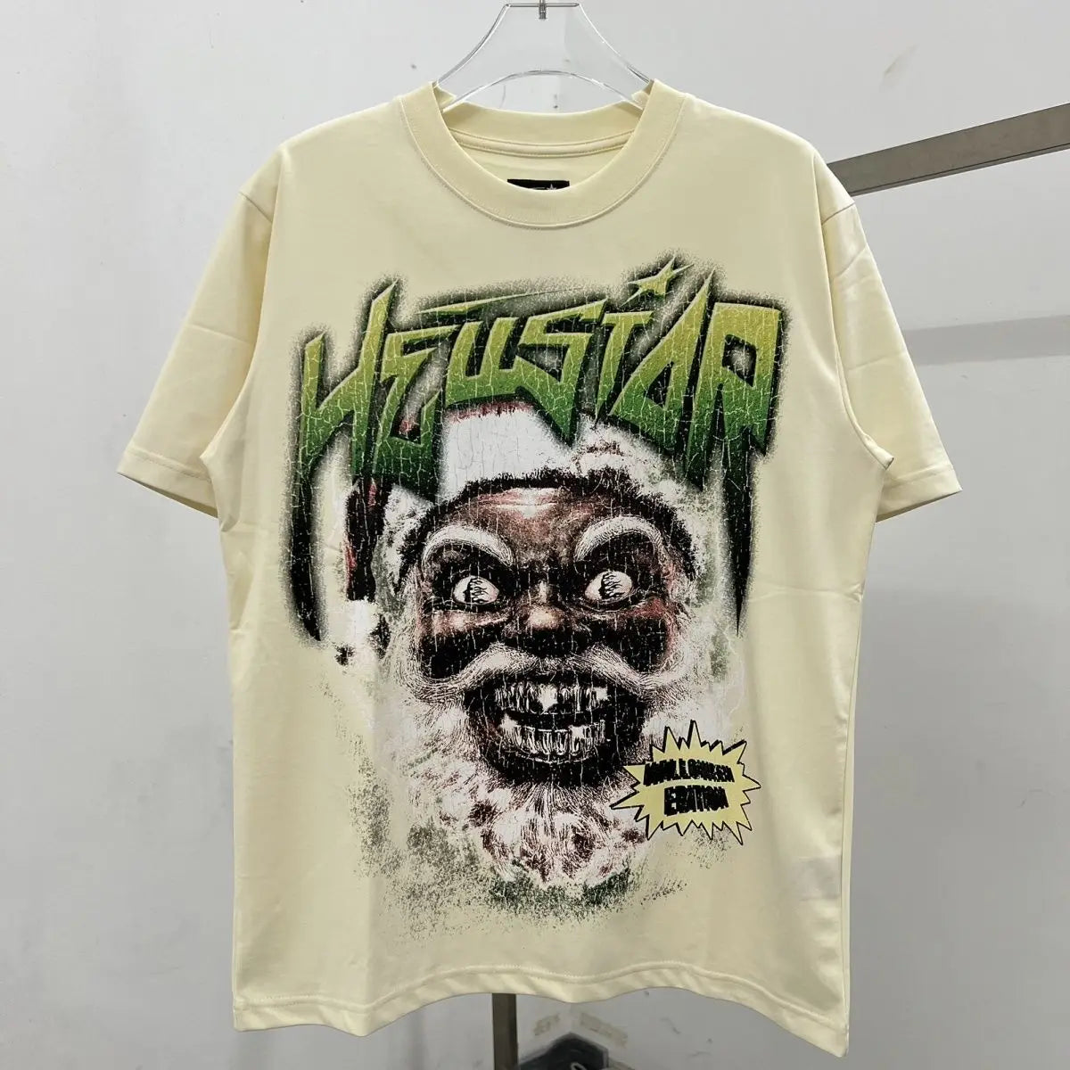 Black Santa Street wear T-shirt