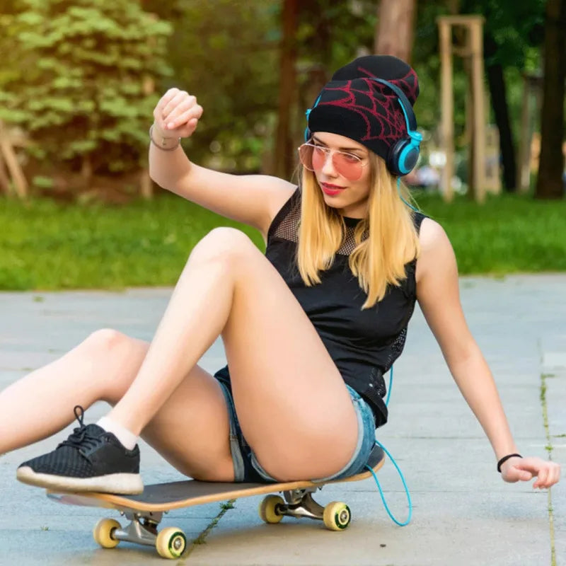 Y2k Spider Web Beanie