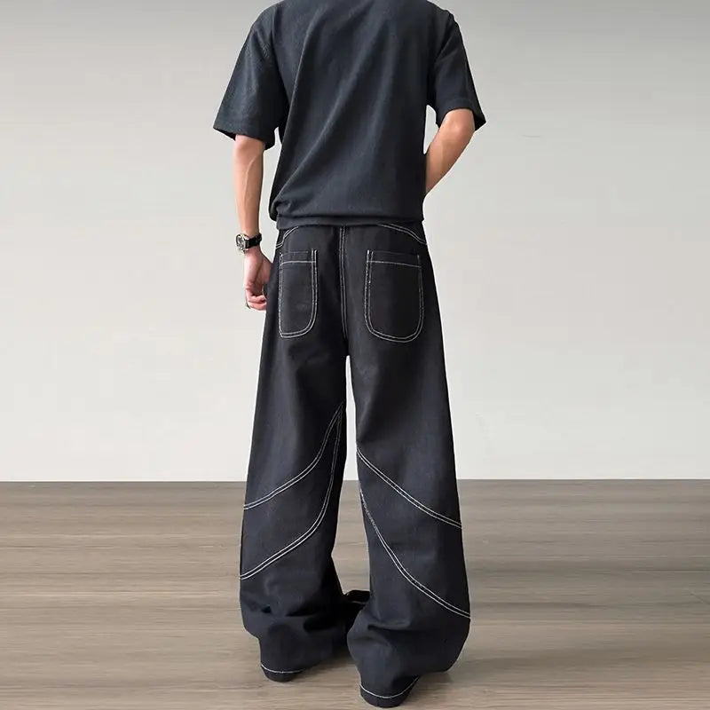 Heavy Wide leg Baggy Jeans