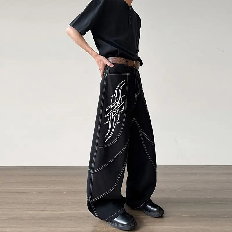 Heavy Wide leg Baggy Jeans