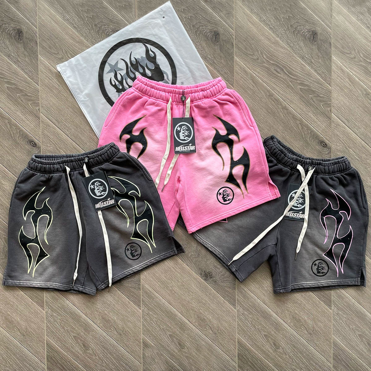 Streetwear Washed Shorts