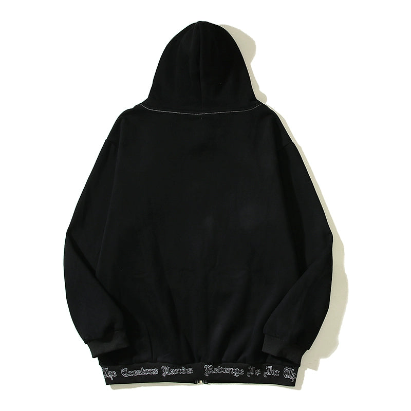 Streetwear Embroidered Hoodie